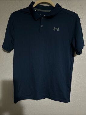 Under Armour Navy Polo Shirt for Kids